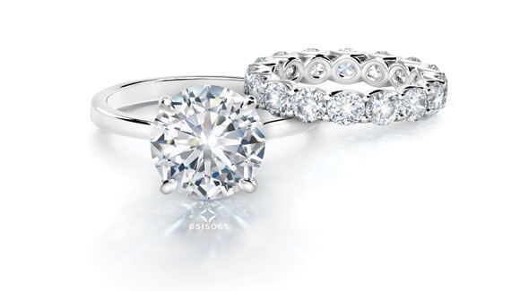 de Beers Forevermark .71ct Diamond Engagement Ring